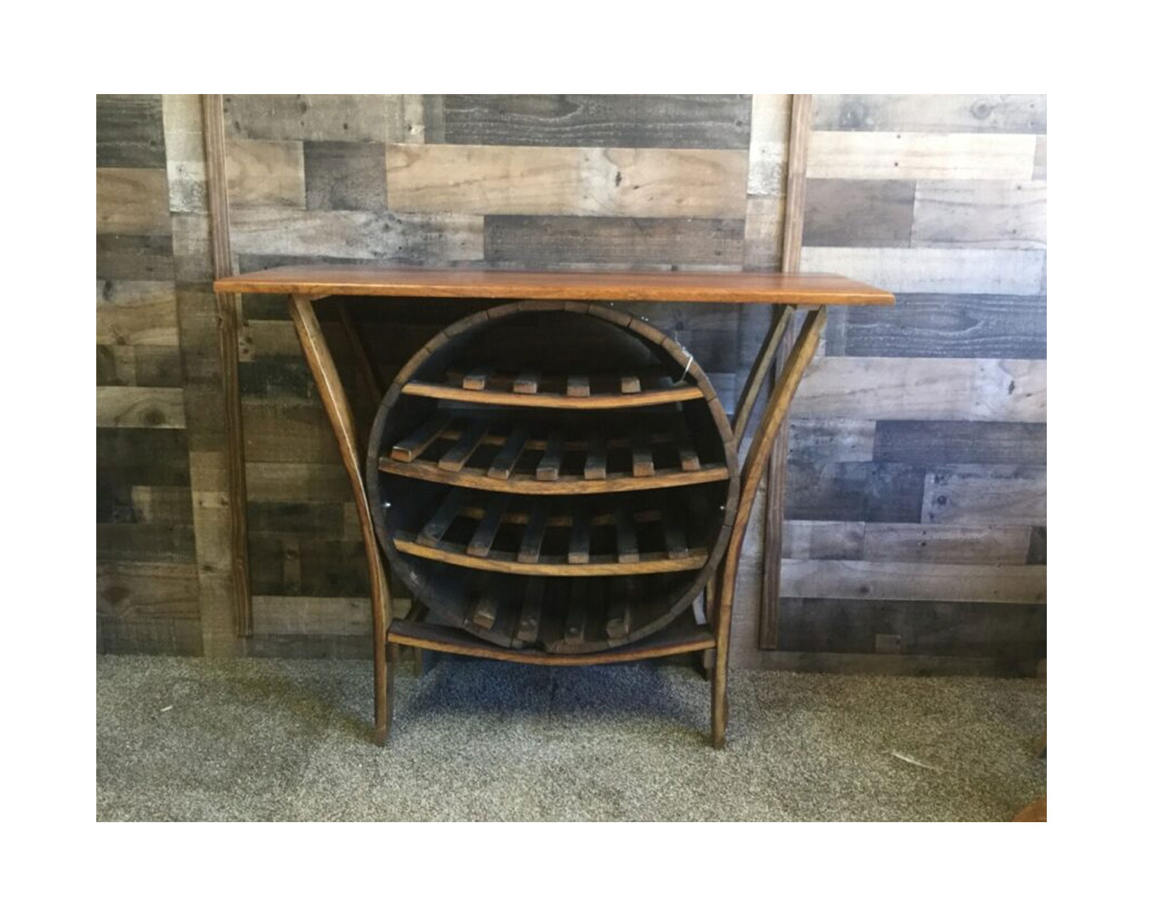 Wine Barrel Wine Rack 